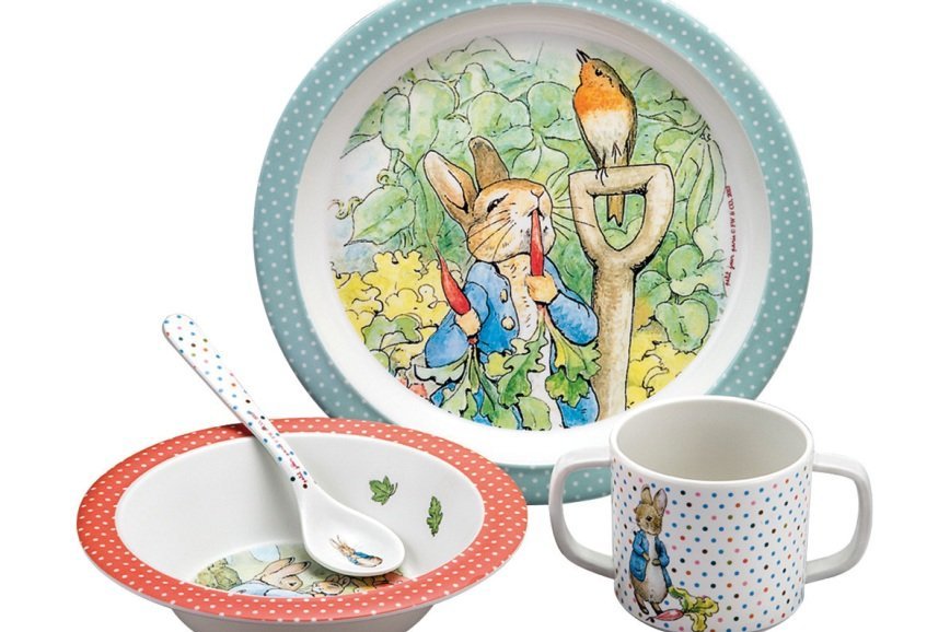 Выиграйте набор детской посуды Petit Jour Peter Rabbit
