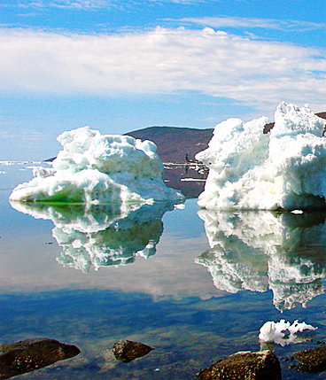 Магадан. Куски ледяных глыб в Охотском море Танютка ☀