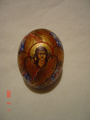 Это пасхальное яйцо расписал мой дядя - художник Егоров Александр Анатольевич. Lisihka