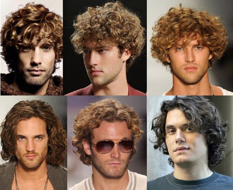 Стрижки на кудрявые волосы для мужчин фото