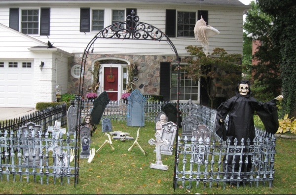 В этот дом уж точно злые духи не пройдут в день Хэллоуина! крызя