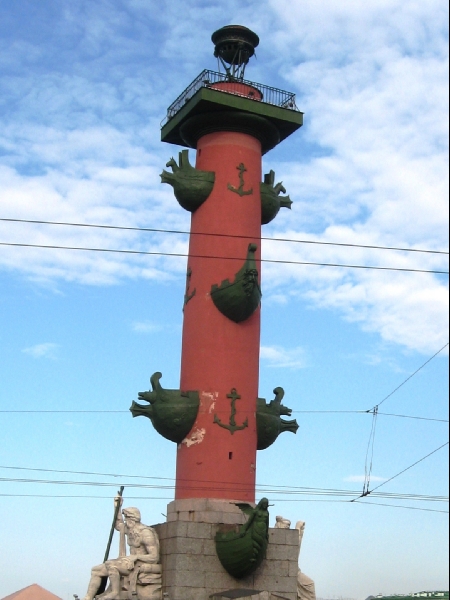 Ростральные колонны являются памятником военно-морской славы России. г.Санкт-Петербург КAlina