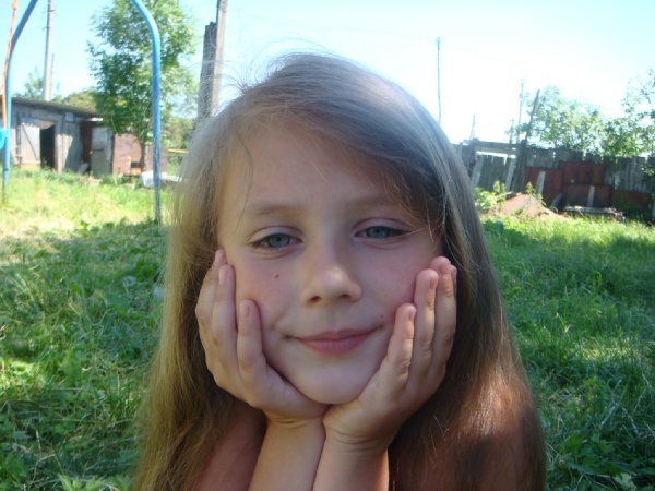 Моя дочурка Танюшка-6 лет. ёжик в тумане