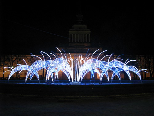 Рождественский фонтан в Санкт-Петербурге divanoff