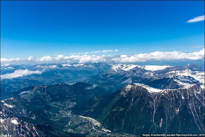  Вершина Aiguille Du Midi - 3842 метра над уровнем моря