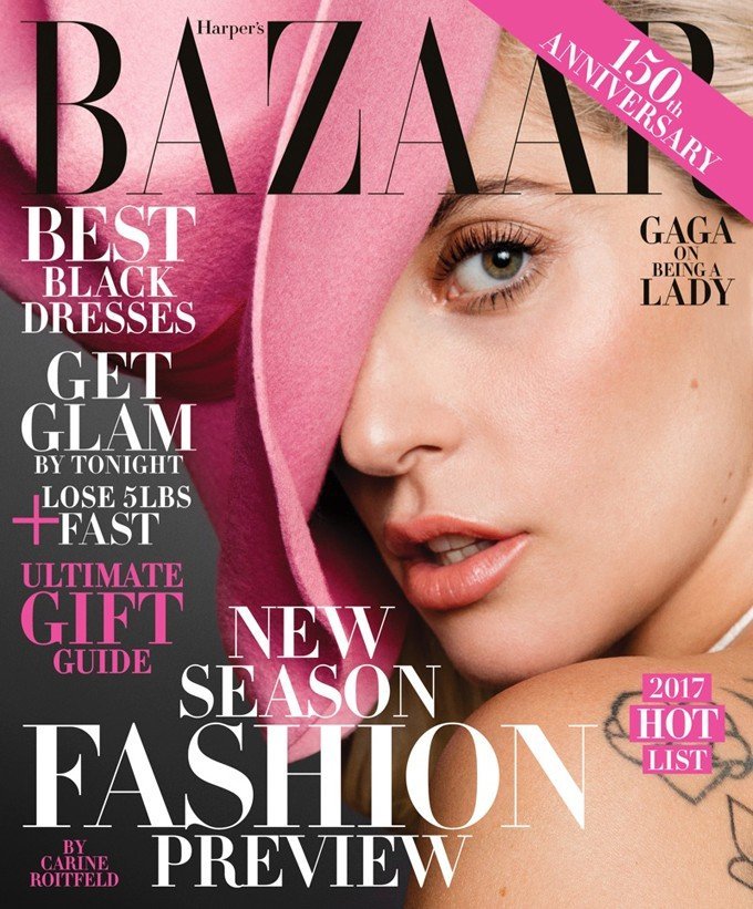 Скромная Леди Гага? В Harper’s Bazaar 