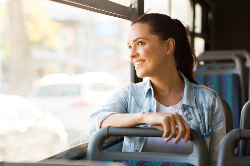 Поездка на общественном транспорте на работу улучшает здоровье