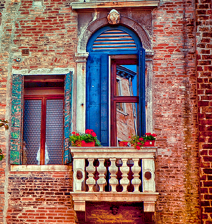 Балкон с цветами AnTaLeNa