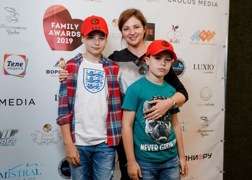 Анна Банщикова с детьми 