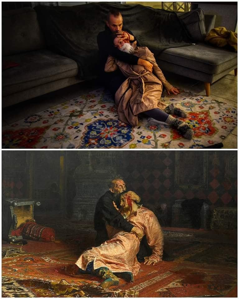 «Иван Грозный и сын его Иван 16 ноября 1581 года», Илья Репин