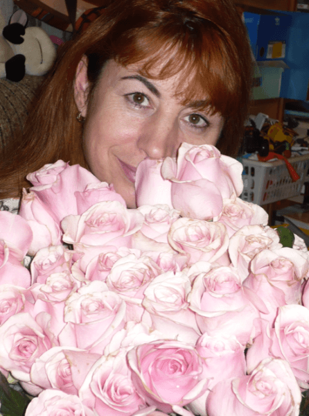 Розовые розы Iris_in_London