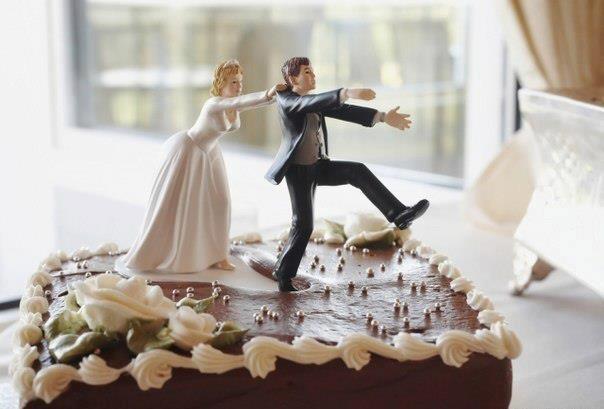 Свадебные необычные торты