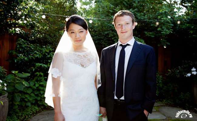 Марк Цукерберг женился на своей подруге