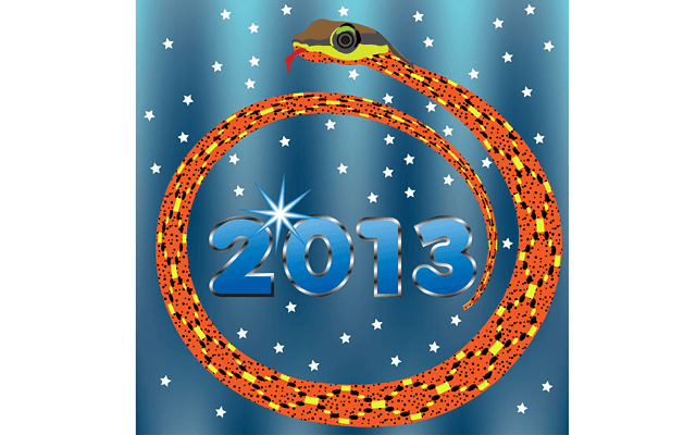 2013 год - год Черной Водяной Змеи