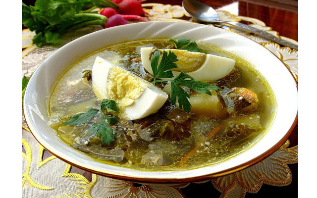 Рецепт супа со щавелем