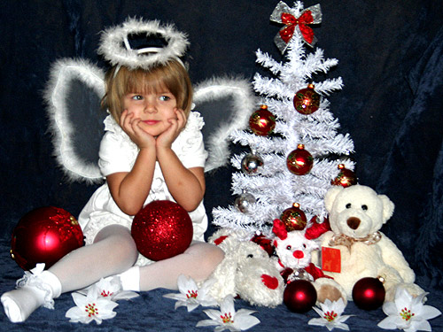 Рождественский ангелочек желает всем счастья и удачи в Новом Году! AVA