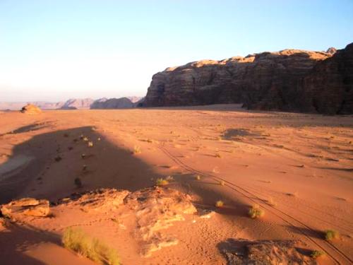 Оранжевые пески пустыни Вади Рам hamster