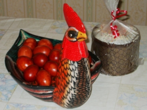 Курица, несущая пасхальные яйца! :) Иришенка