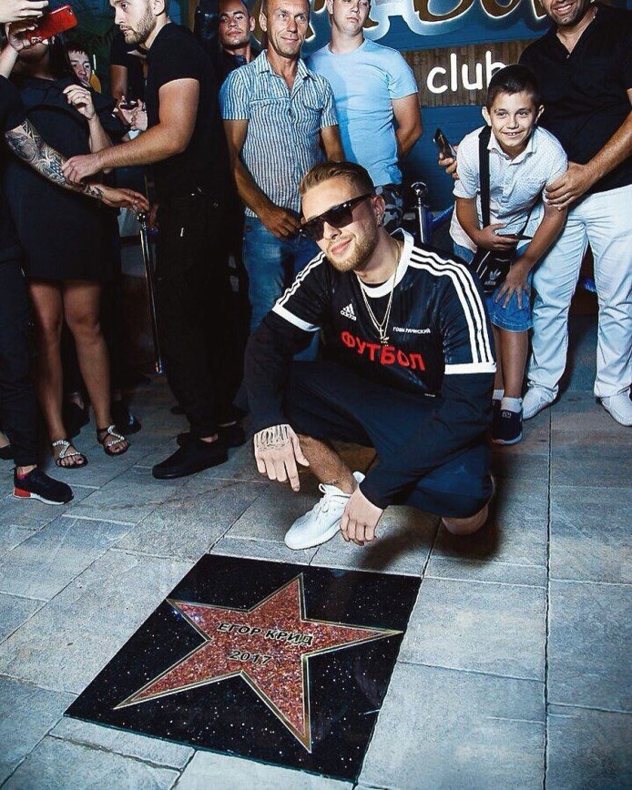 Егор Крид получил свою звезду на Голливудской «Аллее славы»