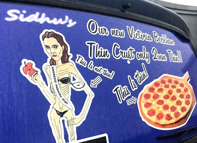 Виктория Бекхэм объявила войну пицце