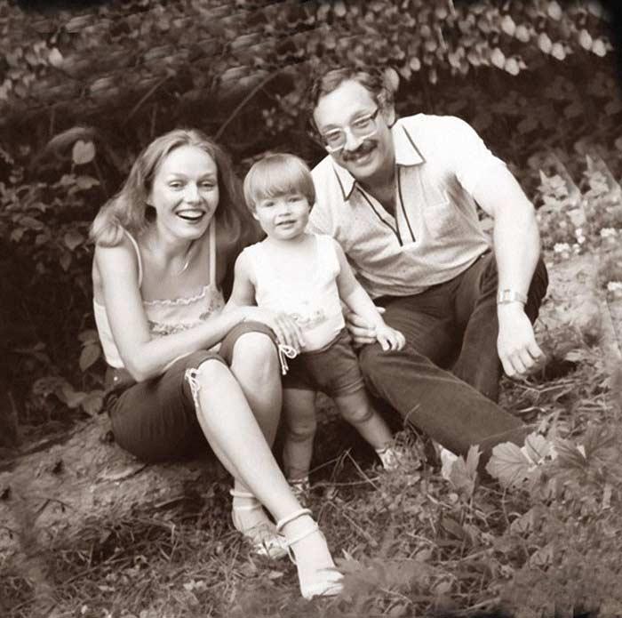 Наталья Андрейченко с первым мужем Максимом Дунаевским и сыном