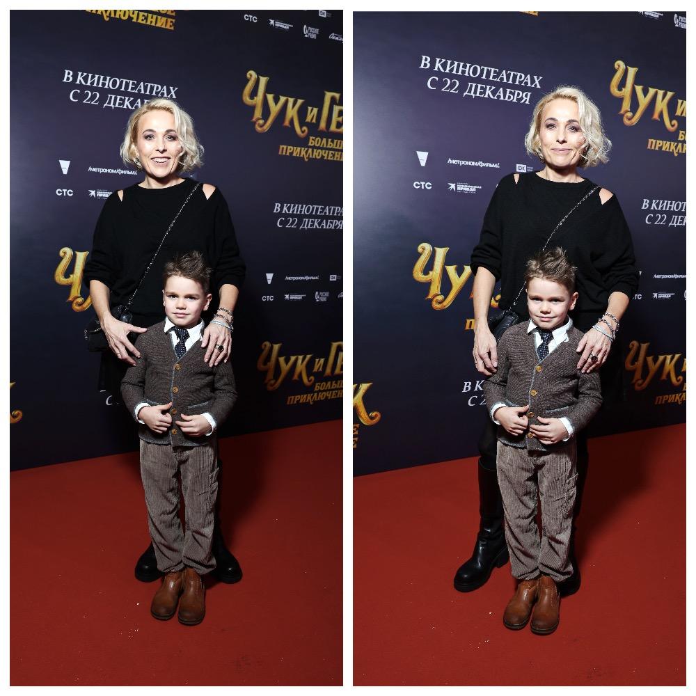 Анна Легчилова с сыном 