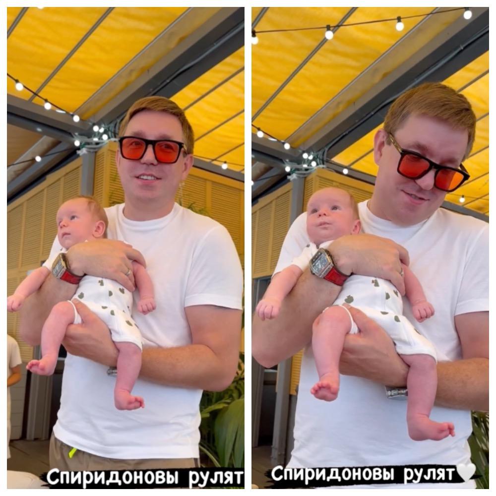 Дмитрий Спиридонов с сыном 