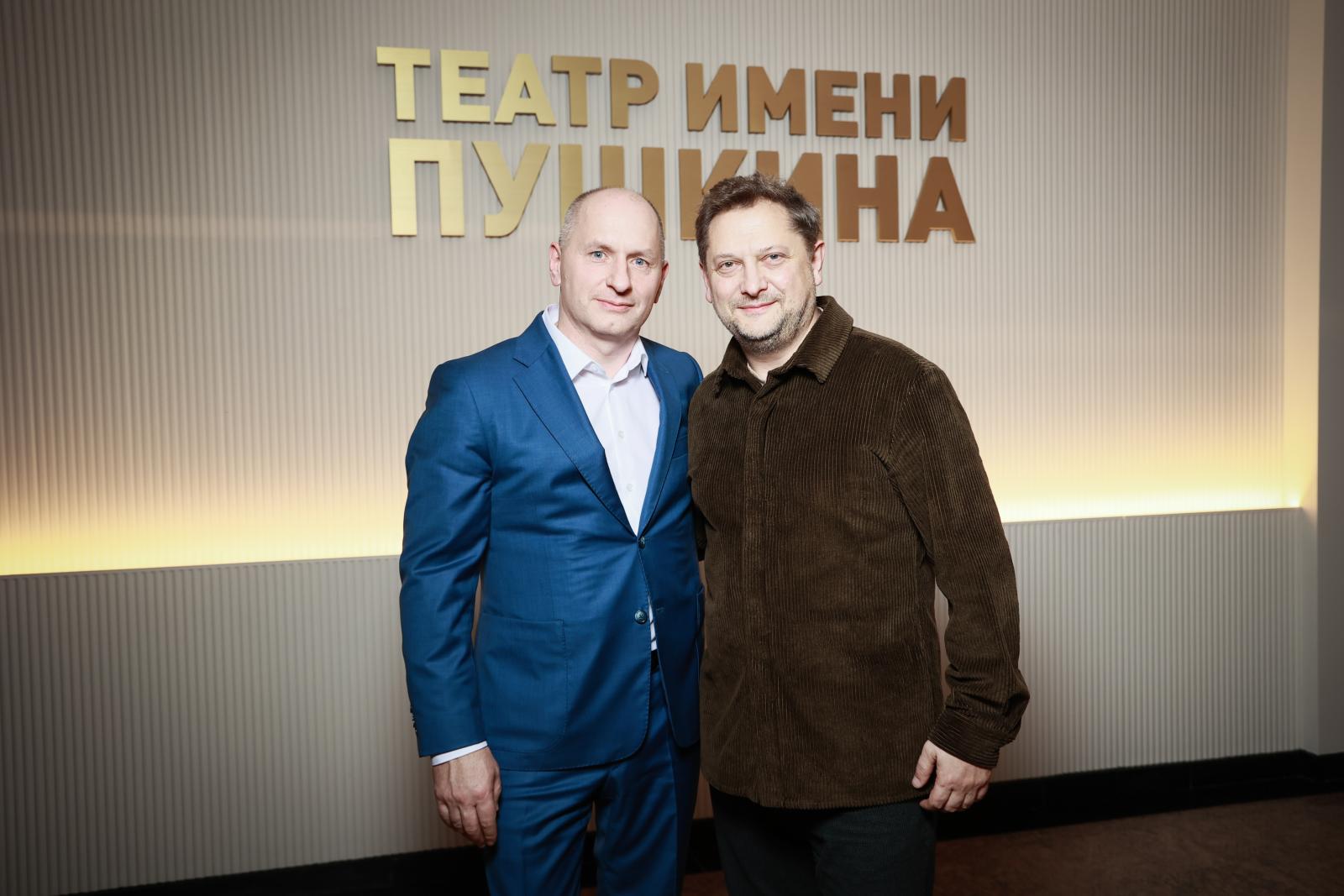 Владимир Жуков и Евгений Писарев, худрук и директор Театра Пушкина