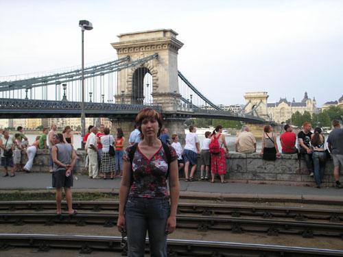 Будапешт, август 2006 года. Репетиция праздника ко Дню Святого Тодеуша на мосту Святой Маргариты.  Goldan