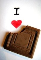 я люблю шоколад F
