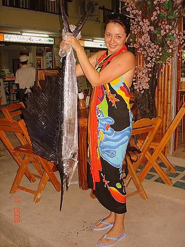 Таиланд. Результат рыбалки на острове Phi Phi 
рыба Парусник yes_