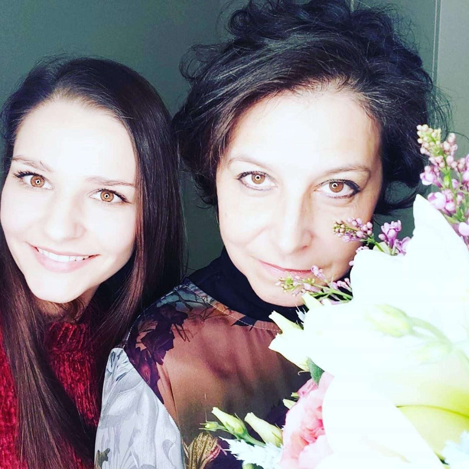 Актриса Глафира Тарханова с мамой