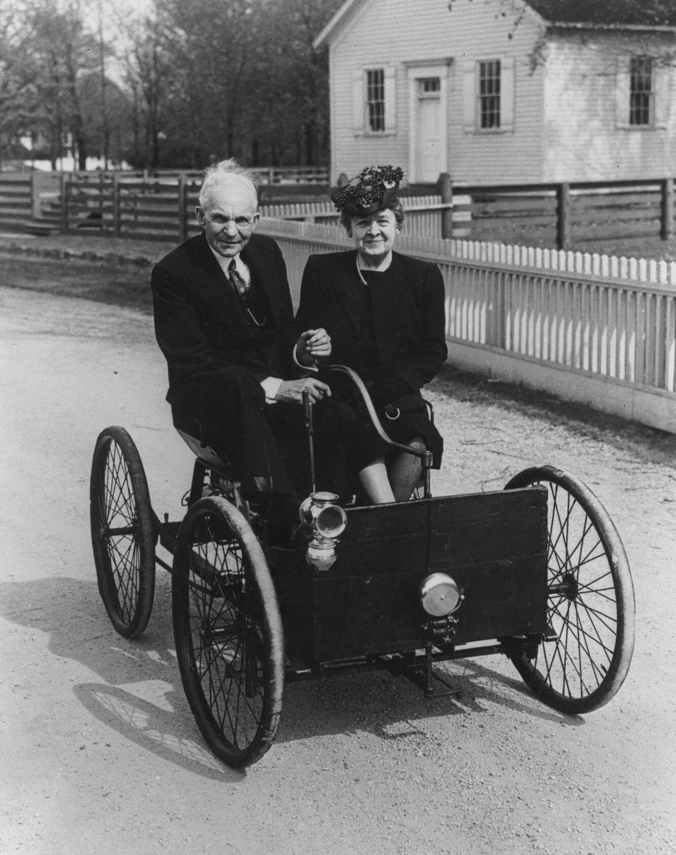 Генри Форд с женой
