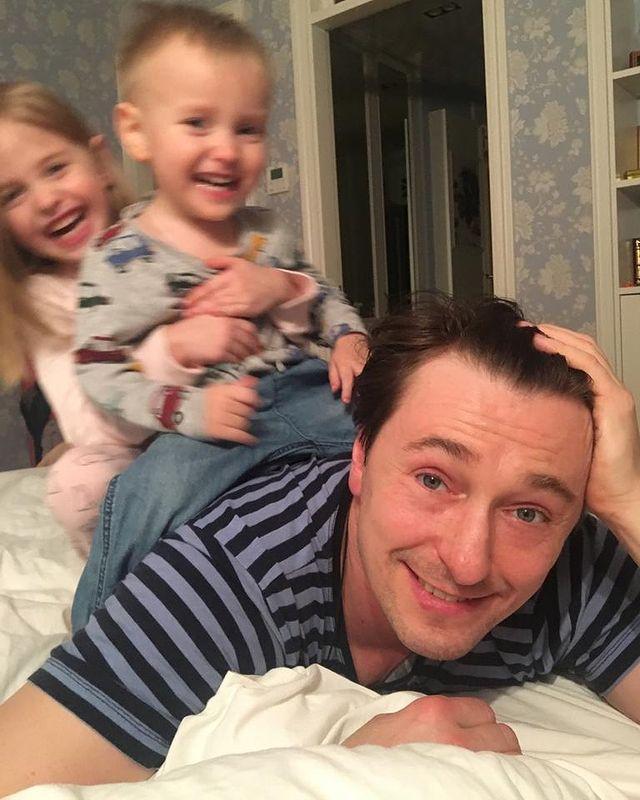 Сергей Безруков с детьми