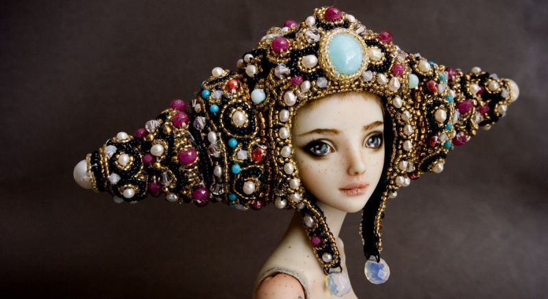 Утонченные фарфоровые куклы от российской художницы